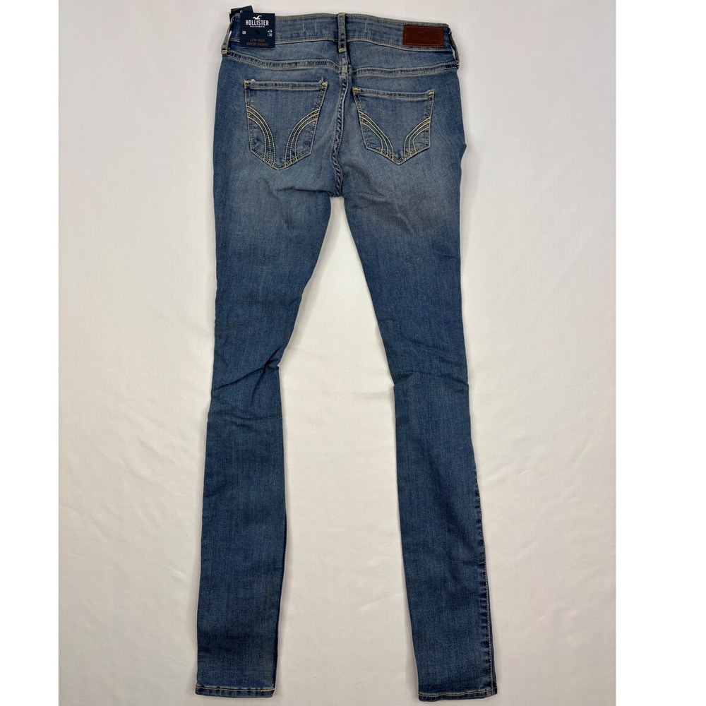 Hollister Low Rise Super Skinny Jeans Size 24/30 NWT - Picture 4 of 8